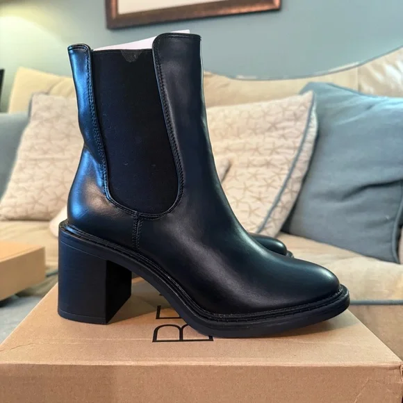 BEACH by Matisse Womens Emma Round Toe Block Chelsea Boots l - Picture 3 of 4